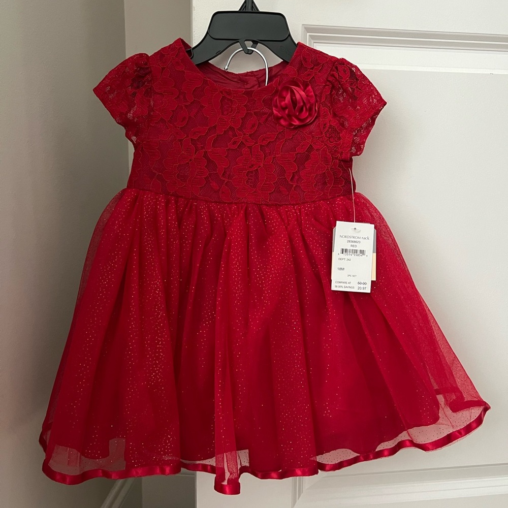 New Pippa & Julie Red Dress Size 18M